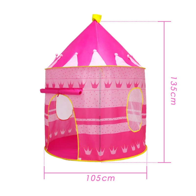 

Portable Children's Tent Kids Tent Foldable Tent for Kids Folding Castle Play House Outdoor Toys