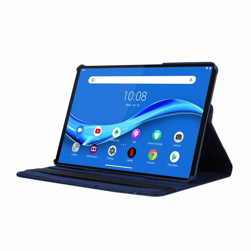 Вращающийся на 360 Градусов Кожаный чехол-подставка для Lenovo P11 чехол планшетов Tab Pro