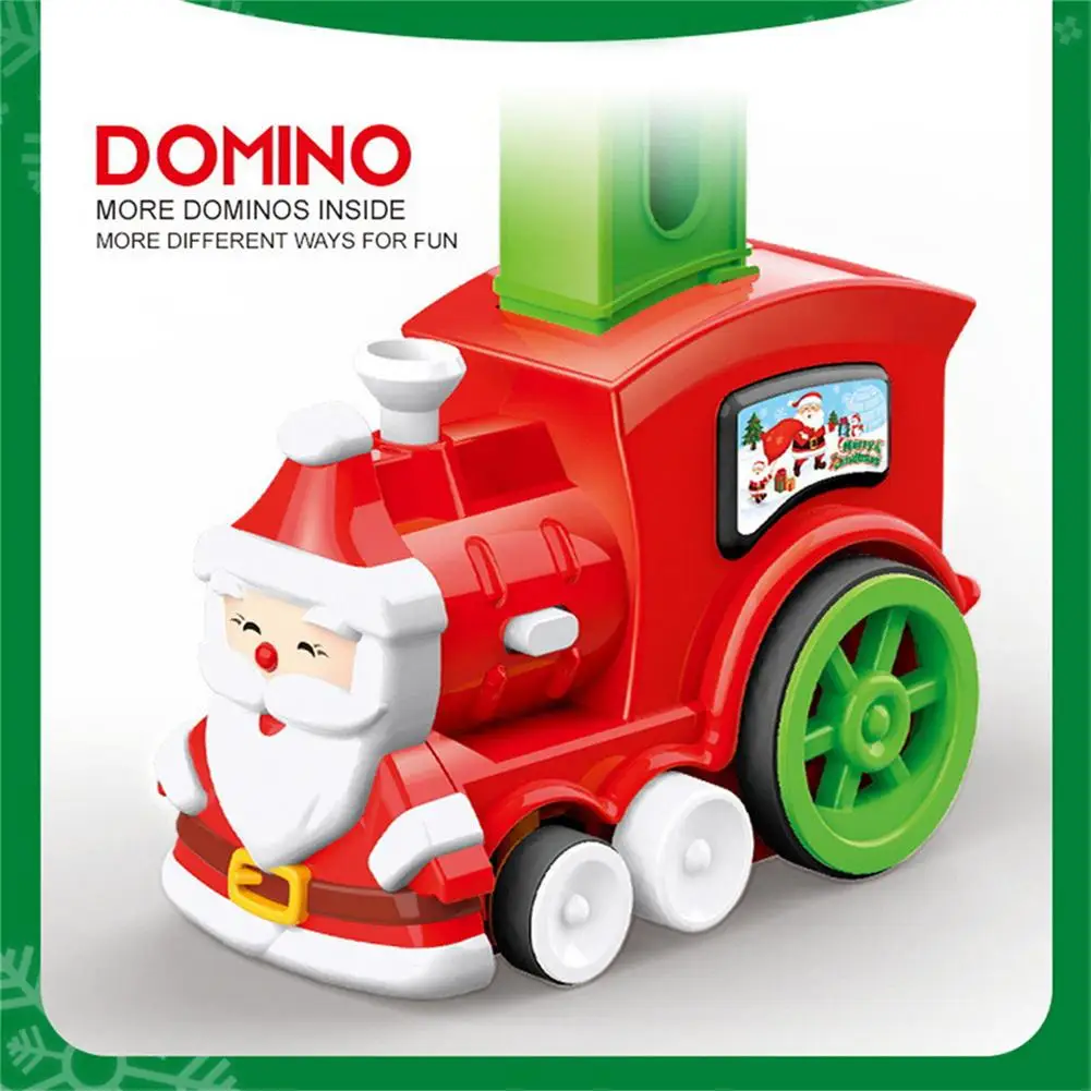 The Domino Game Car Toy Set Automatic Placement Train With Light Sound Educational DIY Gift | Игрушки и хобби