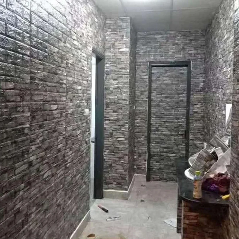 

1PCS 70*77CM/35*38CM Retro 3D Stereoscopic Wall Sticker Living Korean Room Decor Sticky Foam Brick Wallpaper Diy Decoration Home