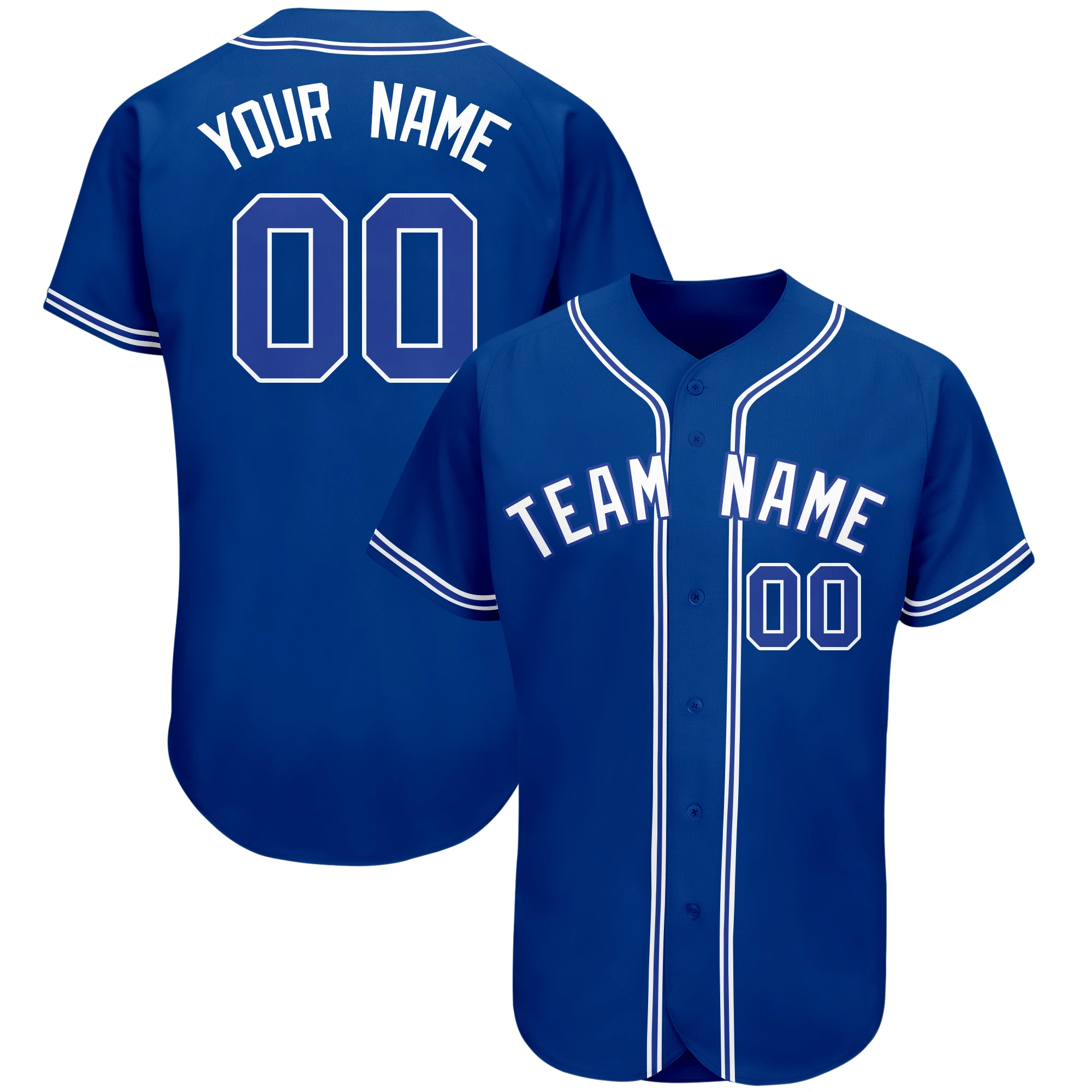 

Custom Baseball Jersey Team Name/Number Stitching Washable V-neck Soft Sportswear for Adults/Youth Outdoors/Indoors Big size