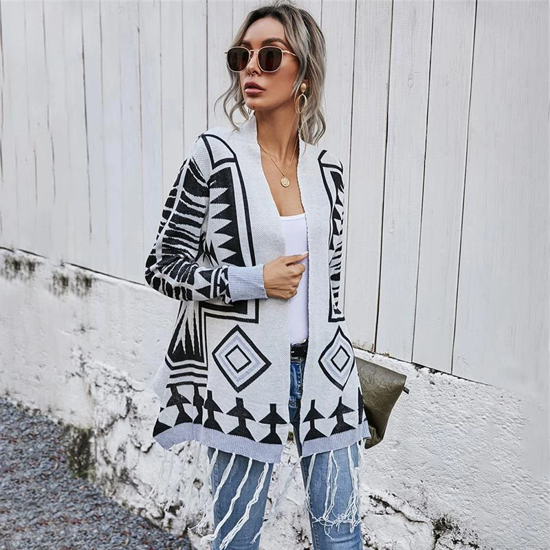

Knitted New Women Long Cardigan Sweater Cheap Loose Simple Jacket Harajuku Sexy Clothes Women Lazy Warm Female Tops