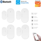 Смарт-датчик двери Tuya, Bluetooth детекторы открытиязакрытия помещения, работает с приложением AlexaGoogle Home