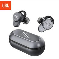 jbl t280tws pro bluetooth earphones stereo bass sound headset noise cancelling wireless headphones with mic charging case