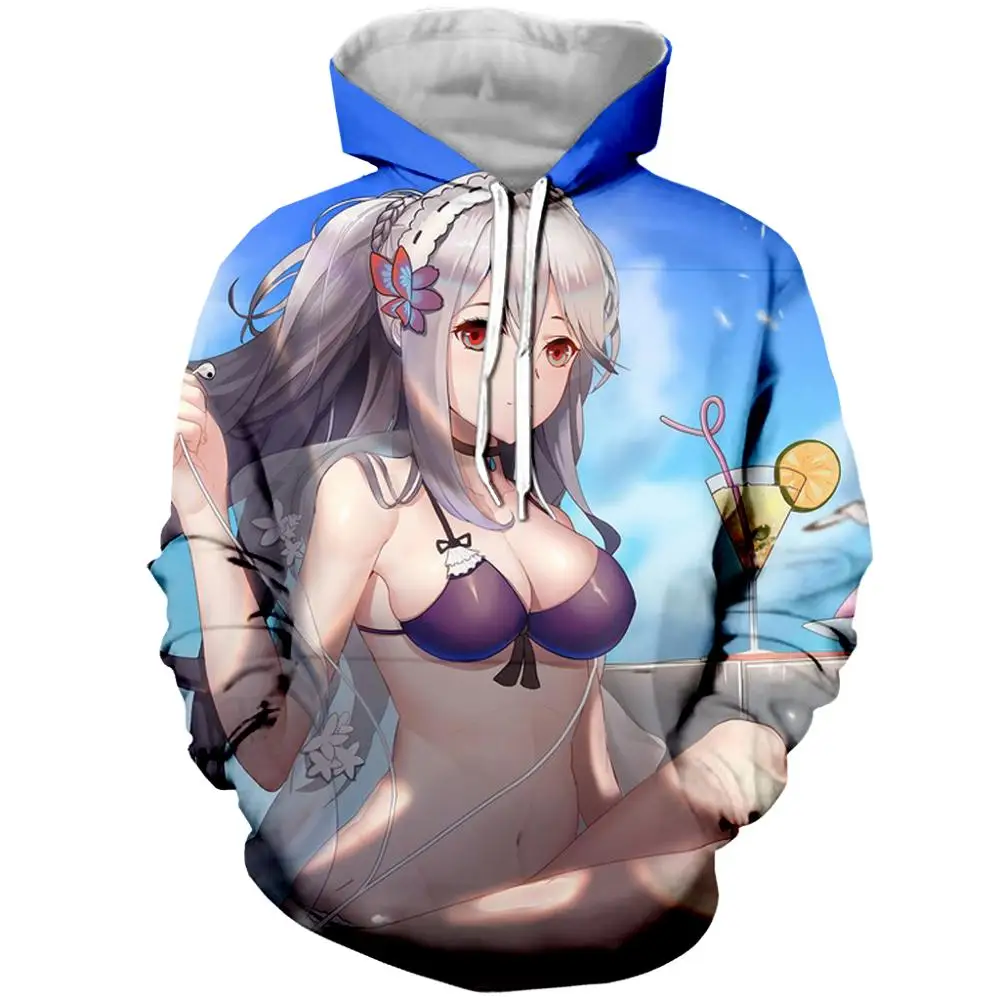 WSFK новые продукты для продажи аниме милая Хацунэ толстовка унисекс 3D печать худи