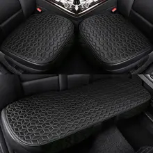 Universal Flax Car Seat Cover Four Seasons Front Rear Linen Fabric Cushion Breathable Protector Mat Pad Auto accessories