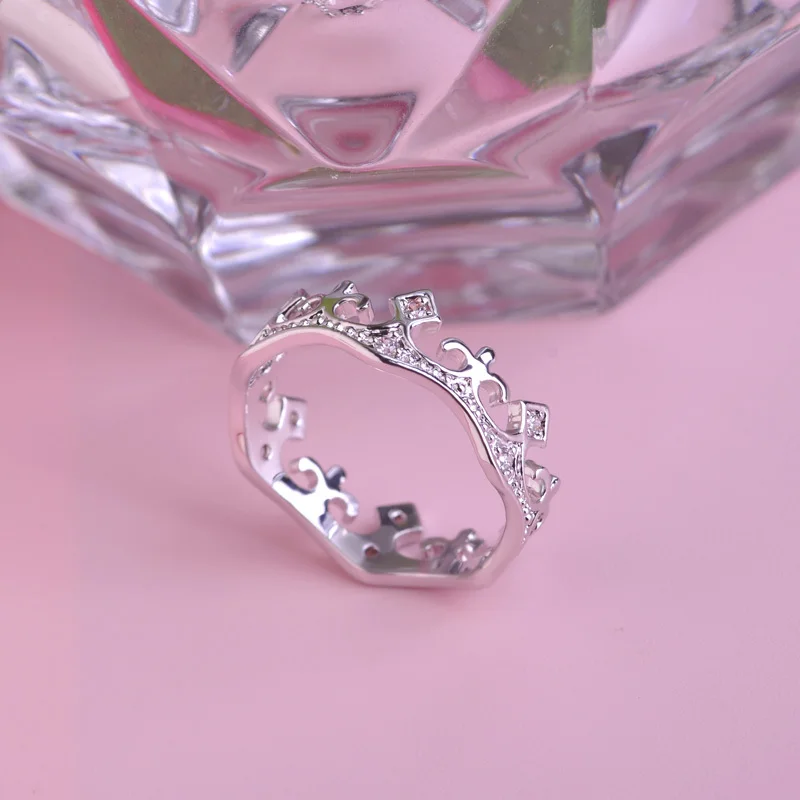 MECHOSEN летнее ювелирное изделие корона кольца для мужчин и женщин ажурная медь