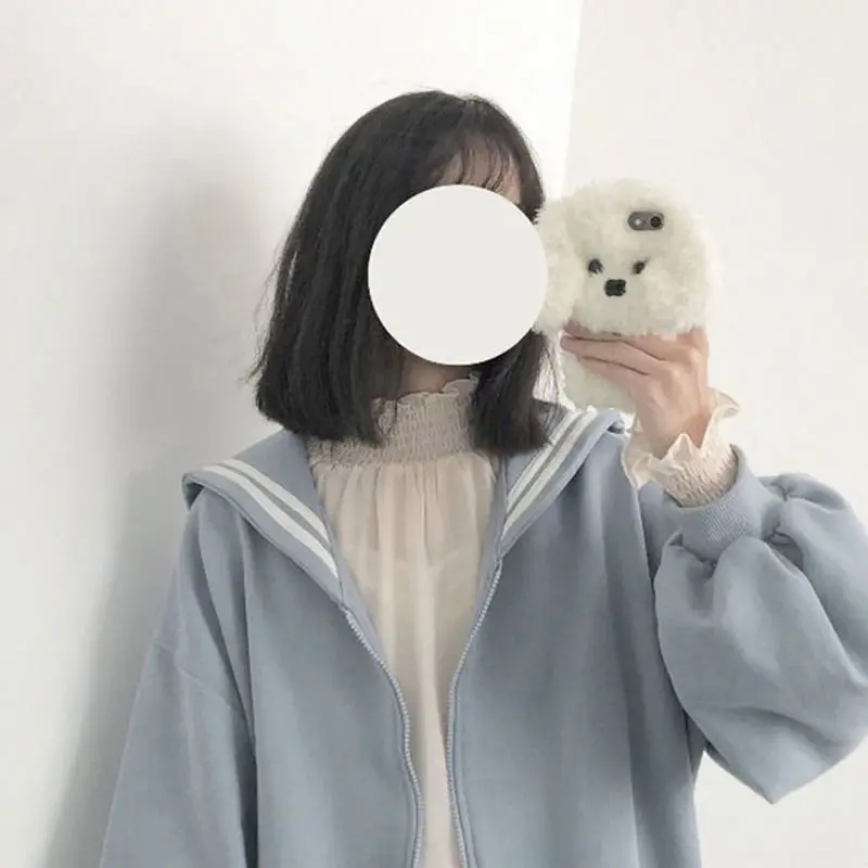 Женский кофта с капюшоном на молнии принтом в готическом стиле свободная