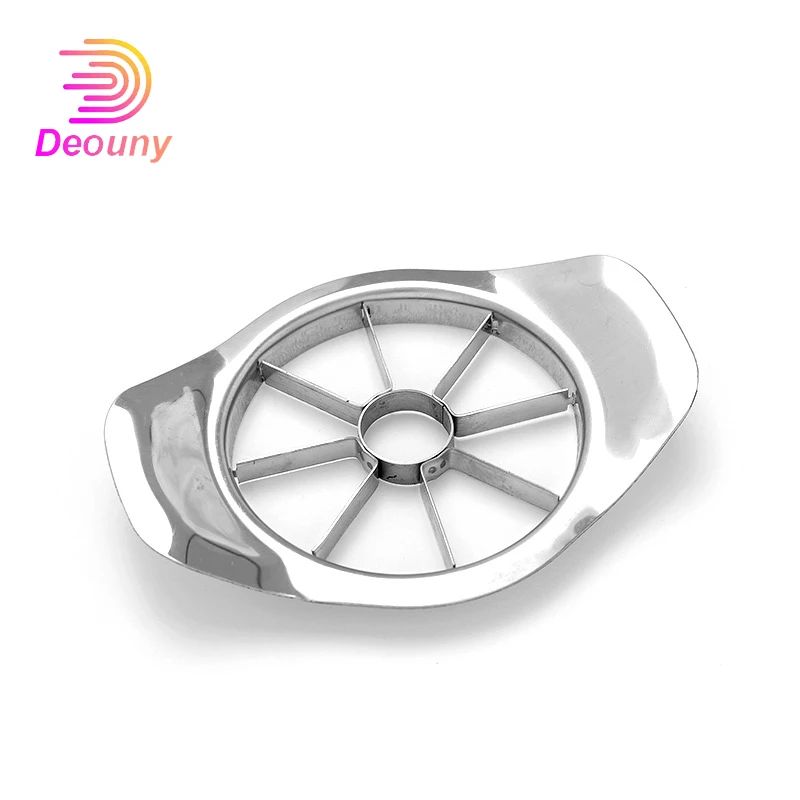 

DEOUNY Portable Stainless Steel Apple Slicer 8 Blade Fruit Grip Divider Multi-Functional Fruit Divider Cutter Kitchen Gadgets