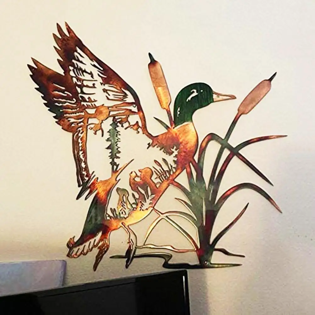 

Sign Stakes Exquisite Animal Shape Metal Metal Wall Decal Sticker Ornament for Decorating Garden Statues