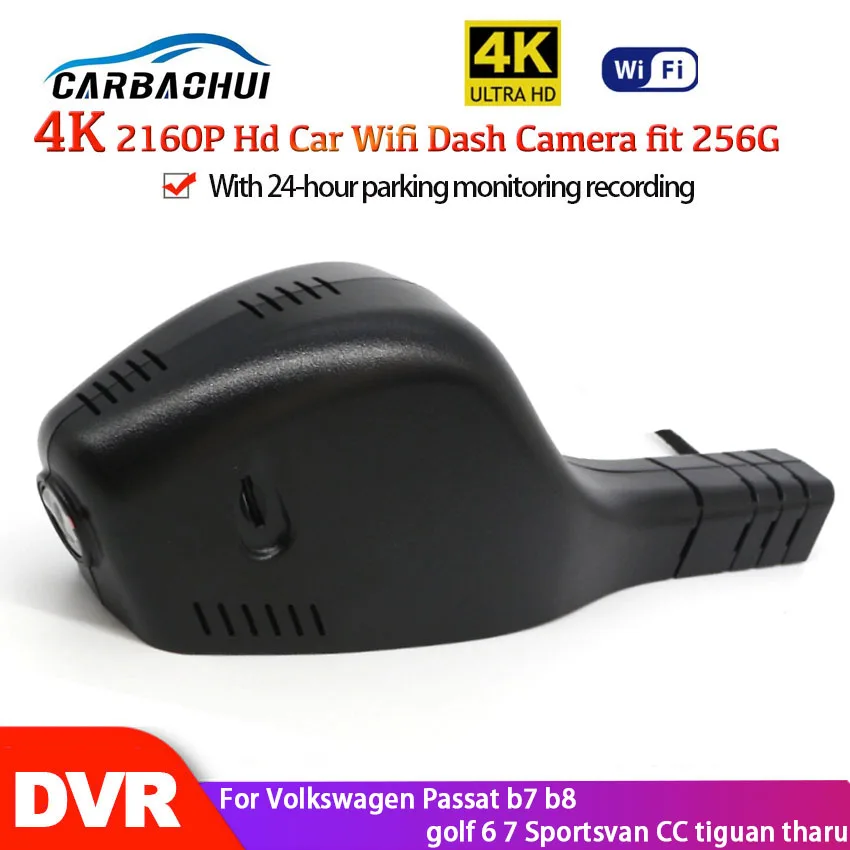 Car DVR Wifi Video Recorder Dash Cam Night vision Full HD 2160P For Volkswagen Passat b7 b8 golf 6 7 Sportsvan CC tiguan tharu