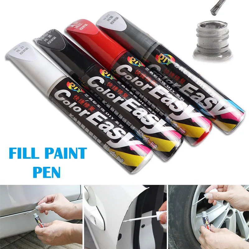 10g Car Scratch Paint Repair Pen Touch Up Auto Scratch Removal Repair Tools Car Mending Fill Paint Pen Tool BJStore