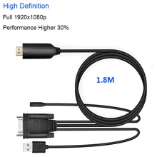 Переходник с HDMI на VGA переходник штекер 1080P цифро аналоговый