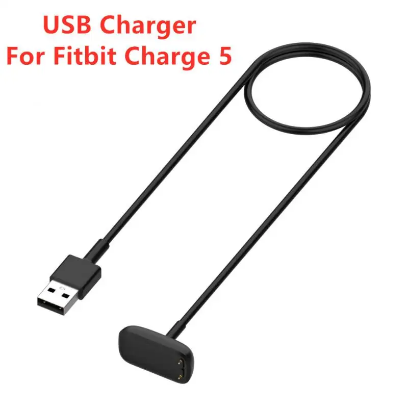 

50/100CM Charger Wire For Fitbit Charge 5 Smart Wristband Bracelet For Fitbit Luxe Charging Cable Magnetic USB Charger Cable