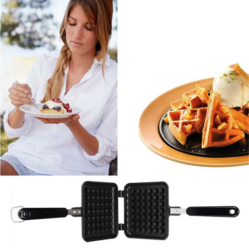 TTLIFE Бытовая Форма для выпекания вафель кухонная газовая антипригарная
