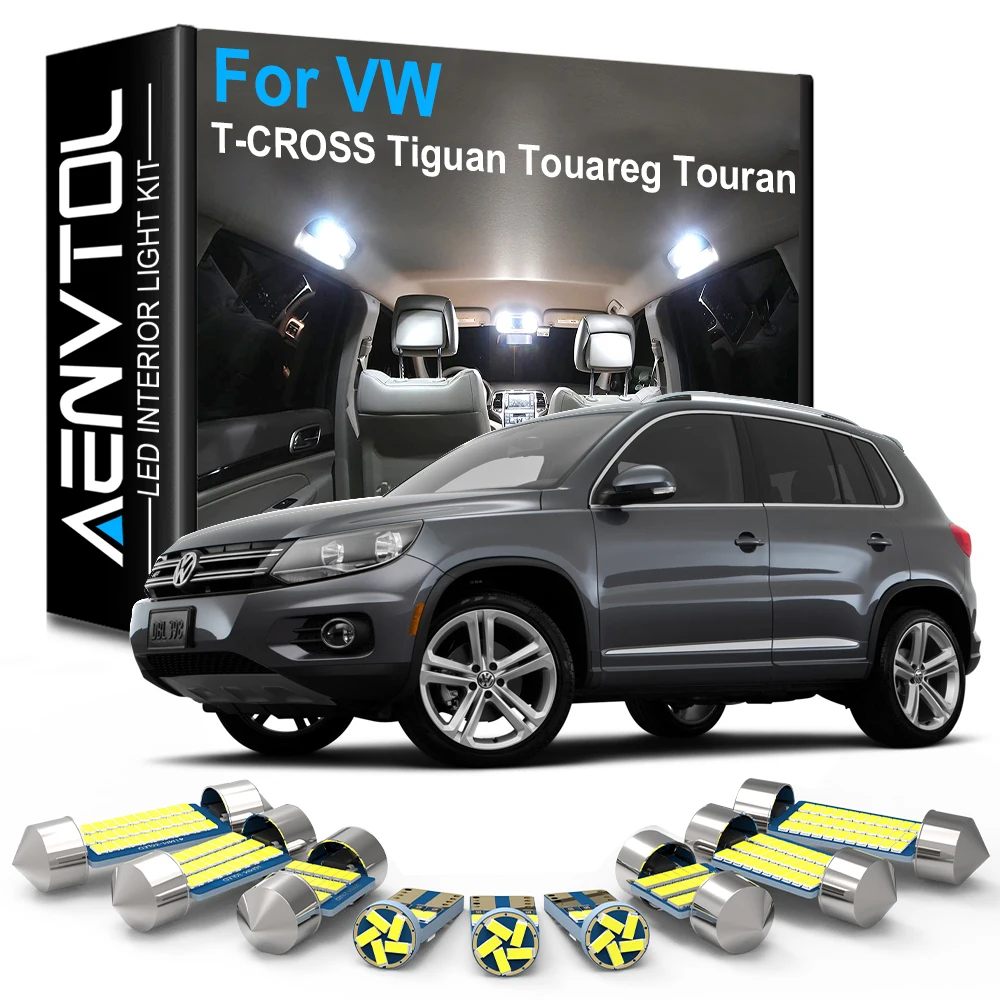 AENVTOL Canbus для Volkswagen VW TCROSS C11 Tiguan 5N AD1 Touareg 7L 7P Touran 1T1 1T2 1T3 5T1 внутреннее купольное