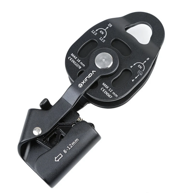 

Heavy Objects Lifting Tool Pulley Blocks Device Ascenders High Quality Aluminum Alloy with Ratchet Wheel One-way Pulley