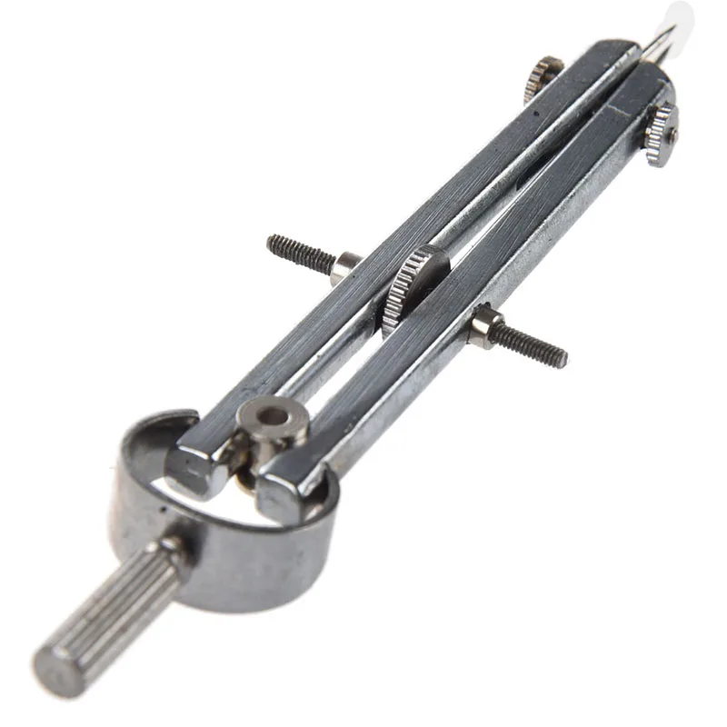 

Silver Tone Metal Stationery Spring Bow Dividers 1.8 Max Radius