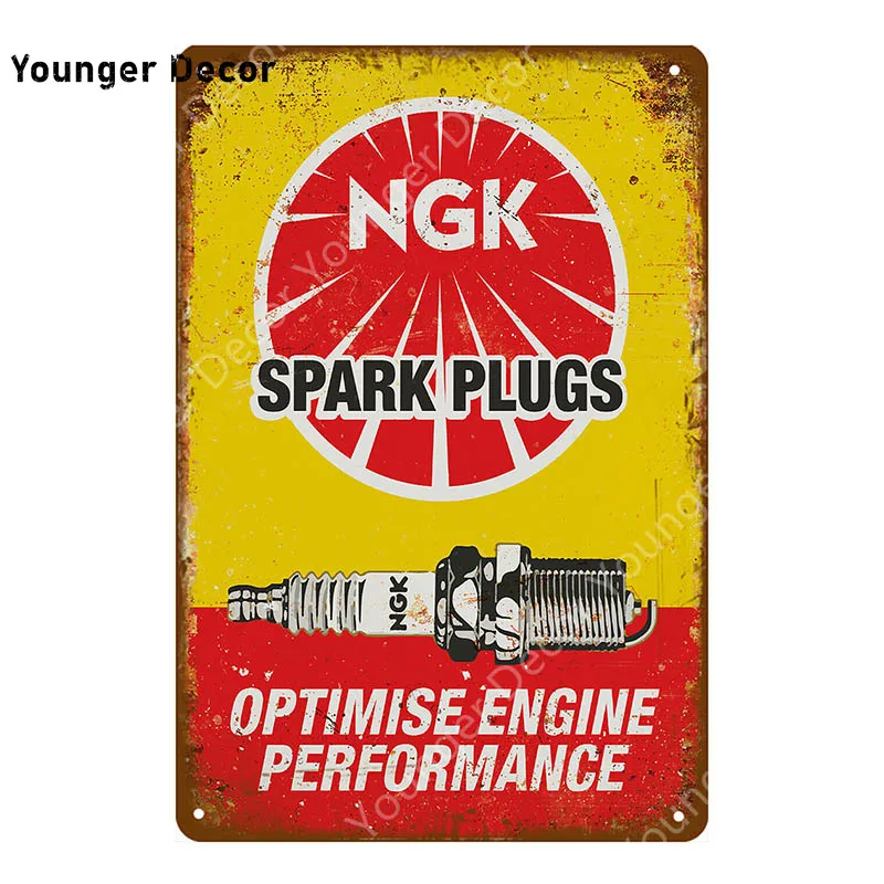 Винтажный Тексако Чемпион мотор масло оловянные знаки мотоцикл залива