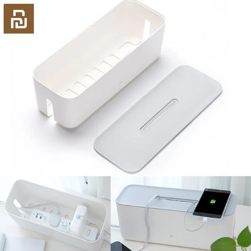 Оригинальный контейнер Youpin для хранения шнура питания Пылезащитная