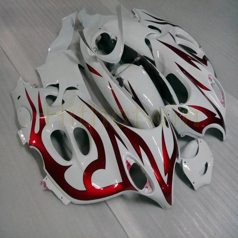 

Full fairing kits motorcycle fairing for GSX750F GSX600F 2003 2004 2005 2006 Screws red flames ABS Plastic Bodywork Set