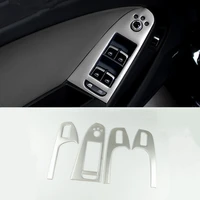 cnoricarc car styling door window glass lifter button frame cover trim strip for audi a4 b8 lhd interior armrest handle sticker