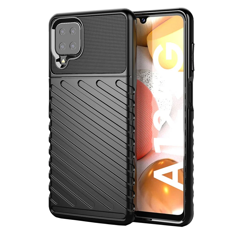 

Тонкий полноразмерный защитный чехол, противоударный гибкий резиновый чехол из ТПУ для Samsung Galaxy A12 5G