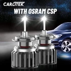 2 шт. 6000K 360 градусов без слепых зон 100 Вт кварцевая трубка с OSRAM чипом LED H1 H7 H11 9005 9006 HB3 HB4 HIR2 фара 25000LM для автомобиля