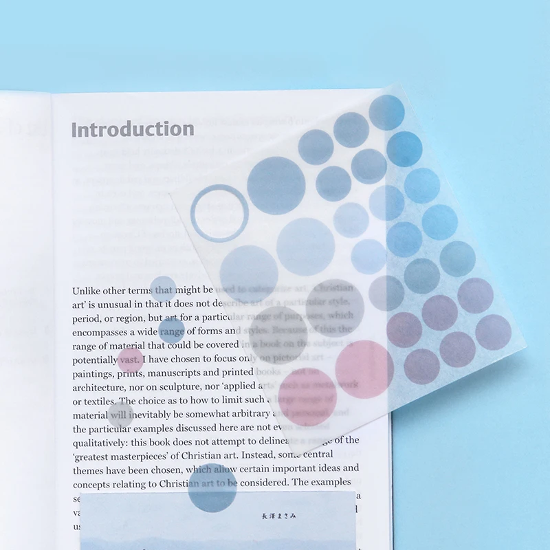 Креативные Dots записываемые декоративные наклейки Label дневник стационарный