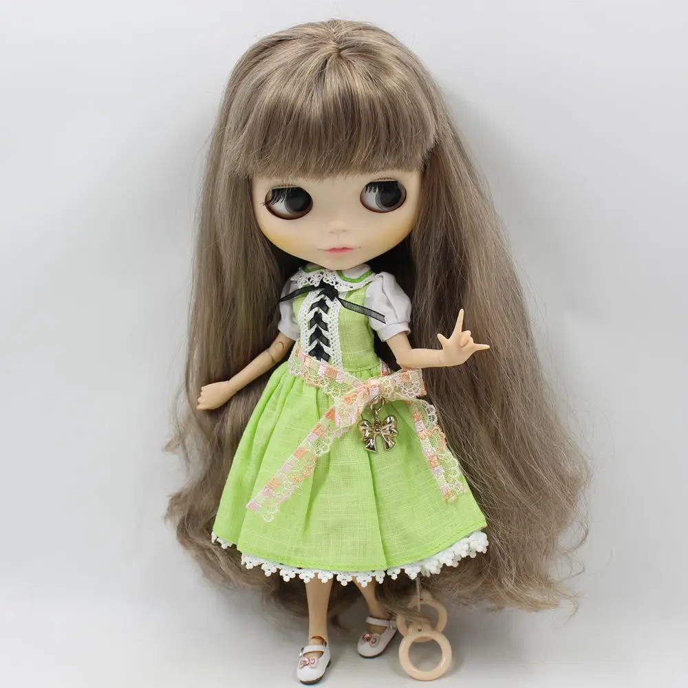 Одежда для куклы ICY DBS Blyth зеленая серия свободные брюки платье с шапкой леггинсы