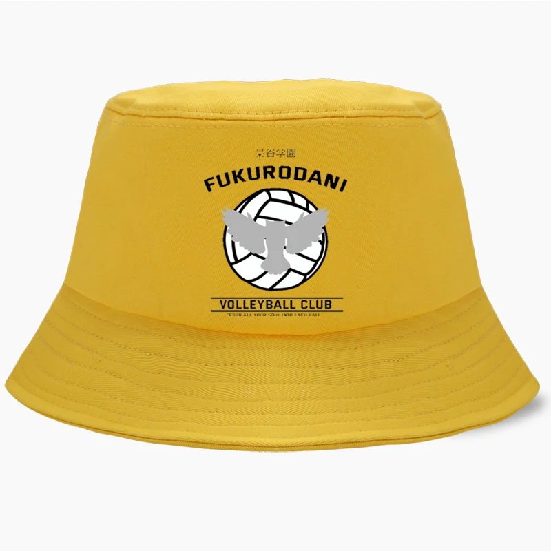 Панама в японском стиле Аниме Haikyuu шляпа для волейбола и клуба s Fukurodani летняя