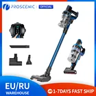 Беспроводной пылесос Proscenic P10, Мощное всасывание 23000 па, светодиодный сенсорный экран, беспроводной ручной пылесос для дома
