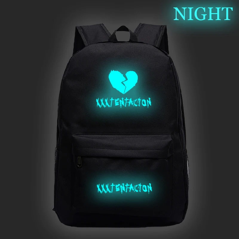 XXXTentacion рюкзаки женские/мужские школьные сумки светящиеся дорожные подростковый