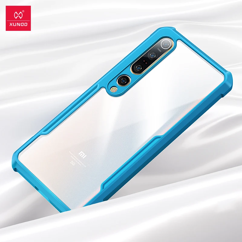 for xiaomi 10 xundd shookproof with airbag bumper technology transparent shell camera screen protector for xiaomi 10 pro cover free global shipping