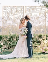wedding backdrops stands floral frames plumeria screens set of 2