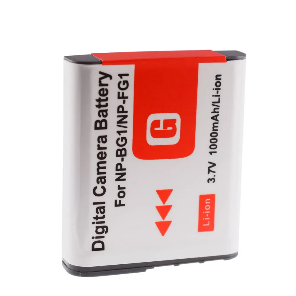 Аккумулятор типа G для SONY Cybershot NP BG1 FG1 DSC H20 H9 H3 T100 W80 W90|Цифровые аккумуляторы| |