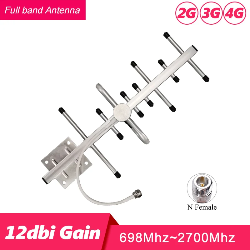 Полнодиапазонная Антенна Yagi/наружная антенна 12dbi внешняя для CDMA GSM DCS UMTS LTE 2G 3G 4G