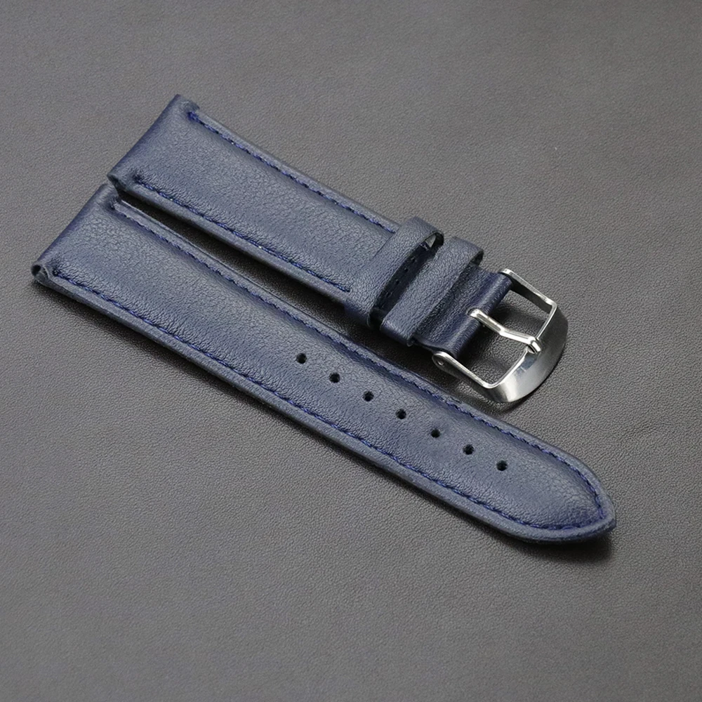 Ремешок для наручных часов кожаный браслет ручной работы мужчин и женщин 18 мм 24 |