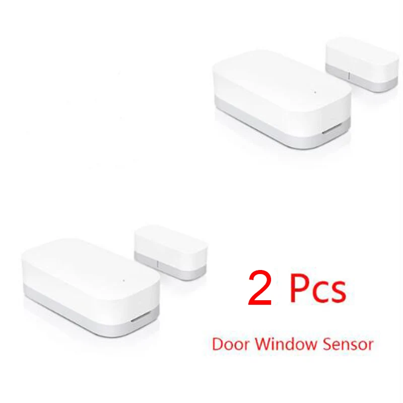 2pcs door sensor Xiaomi Aqara, датчик двери, окна, ZigBee, беспроводной комплект умного дома, система сигнализации, работает с приложением Gateway2 MiHome - Цвет: 2pcs door sensor