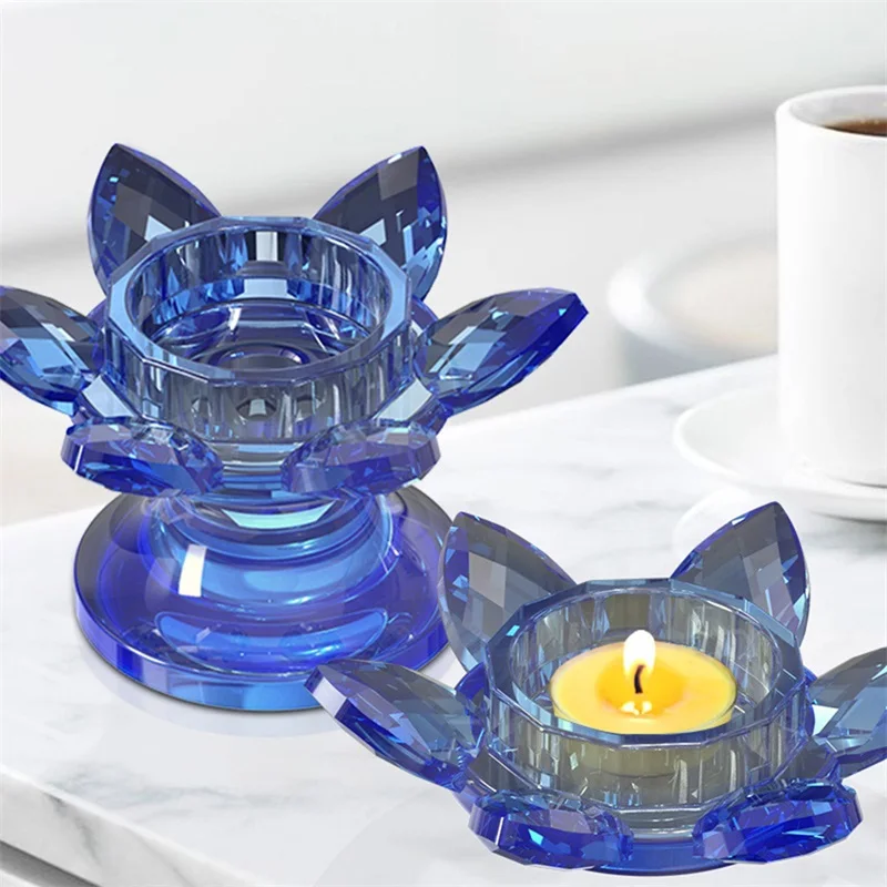 Силиконовый подсвечник в виде лотоса для украшения дома | Дом и сад