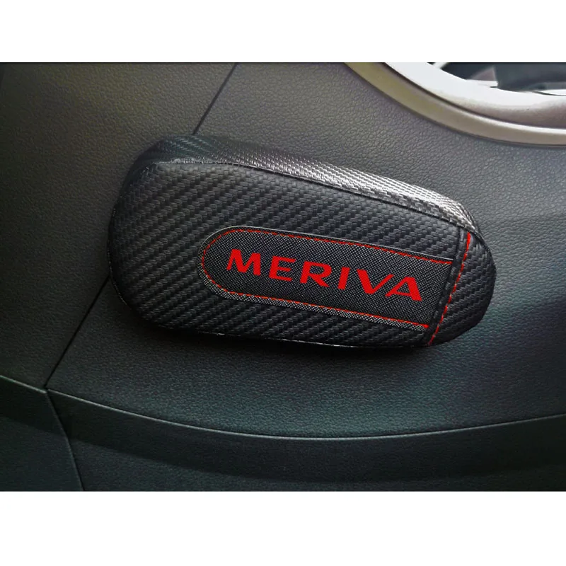 Для Opel Meriva 1 шт. углеродное волокно кожа авто подушка для ног наколенник