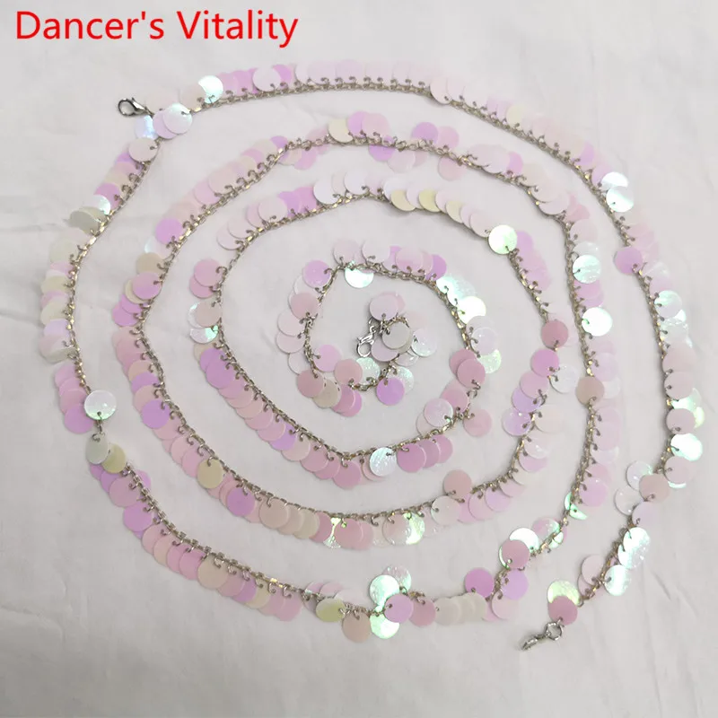 Женский пояс для танца живота с блестками 4 цвета|Танец живота| |