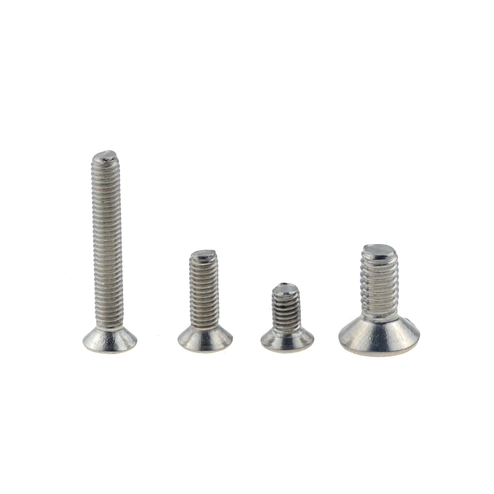 100pcs/Lot GB819 M3x8 mm M3*8 304 Stainless Steel flat head cross Countersunk screw | Обустройство дома