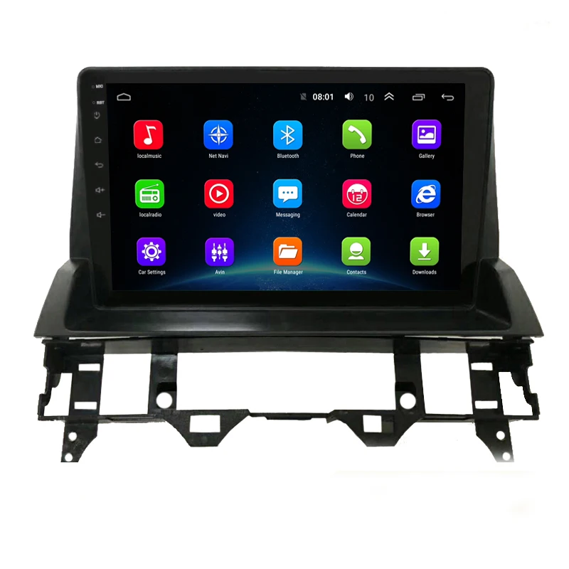 Автомобильный DVD плеер 10 1 &quot Android 9 GPS для старой Mazda 6 2002 2003 2007 2008 аудио радио стерео