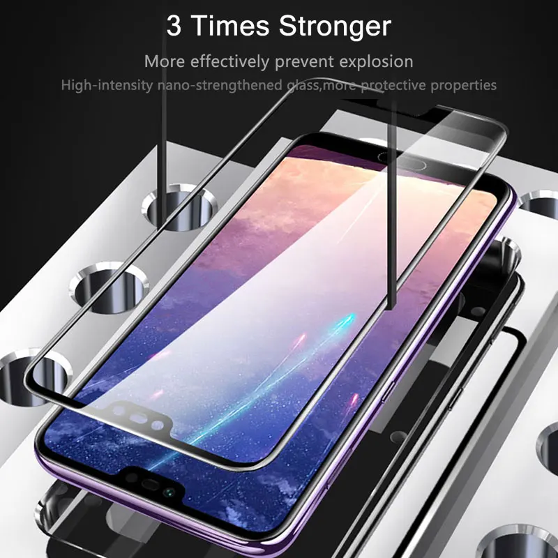 Защитное стекло для huawei Honor 10, Защитная пленка для экрана 9 H, 3D Защита от царапин, полное покрытие, закаленное стекло для huawei Honor 10