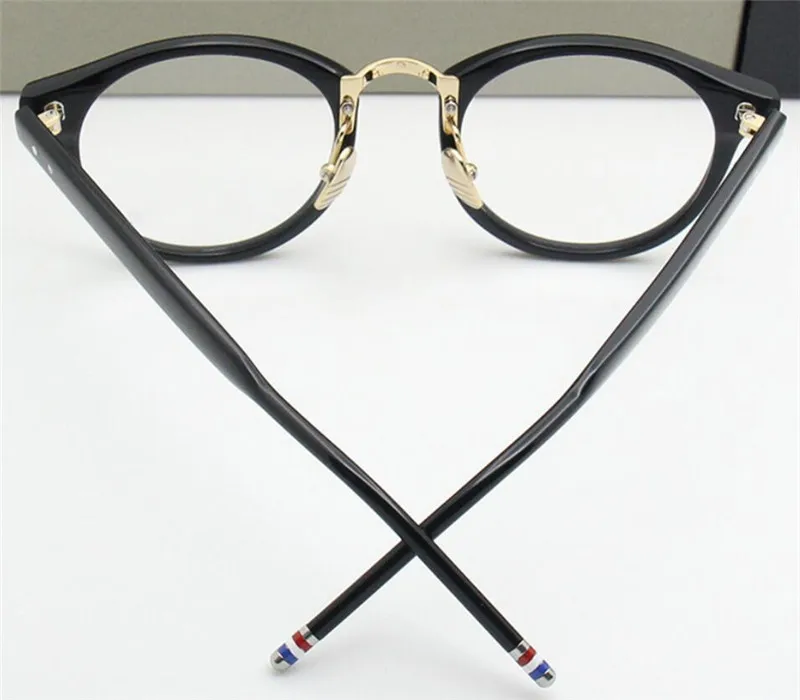 

Retro Acetate Round Glasses Frame Men Full Rim Optical Eyewear Brand Designer Clear Lens Goggle Vintage Myopia Eyeglasses Women