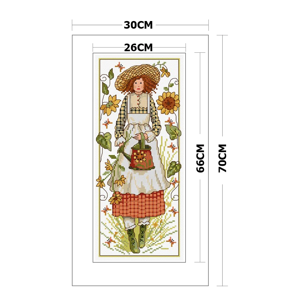 Вышивка крестиком экологически чистая хлопчатобумажная нить 11CT Набор для