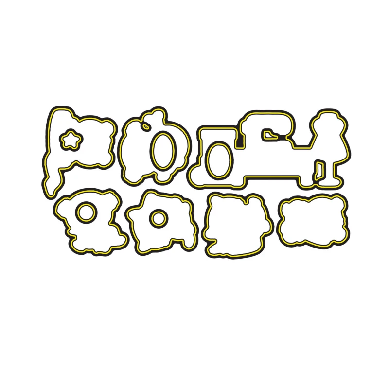 Набор прозрачных штампов Crafty с персонажами и координационными штампами кот