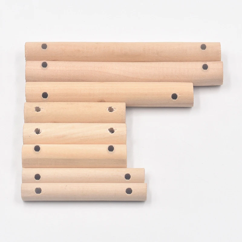 Круглые деревянные стержни 5 шт. Счетные палочки премиум деревянный дюбель для
