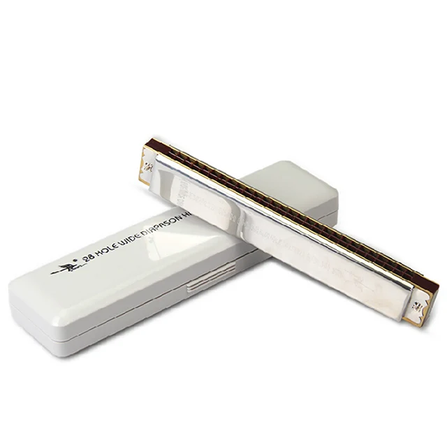 Лебедь SW28-2 28 отверстий гармоника с чехлом Ckey | Спорт и развлечения